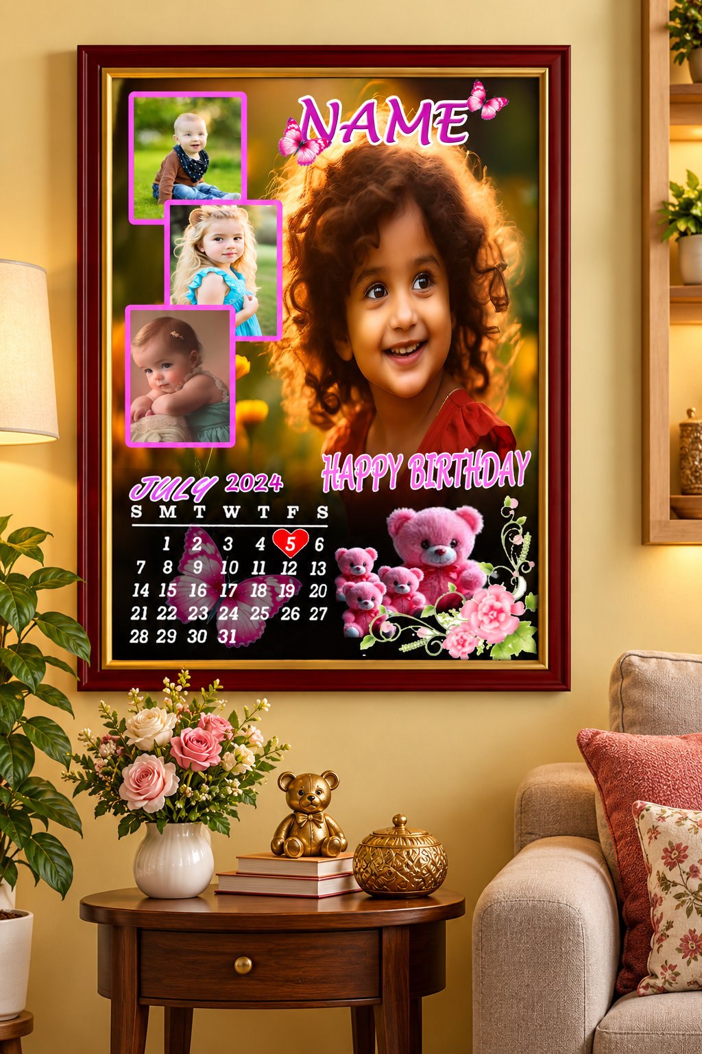 Premium Happy Birthday Frame