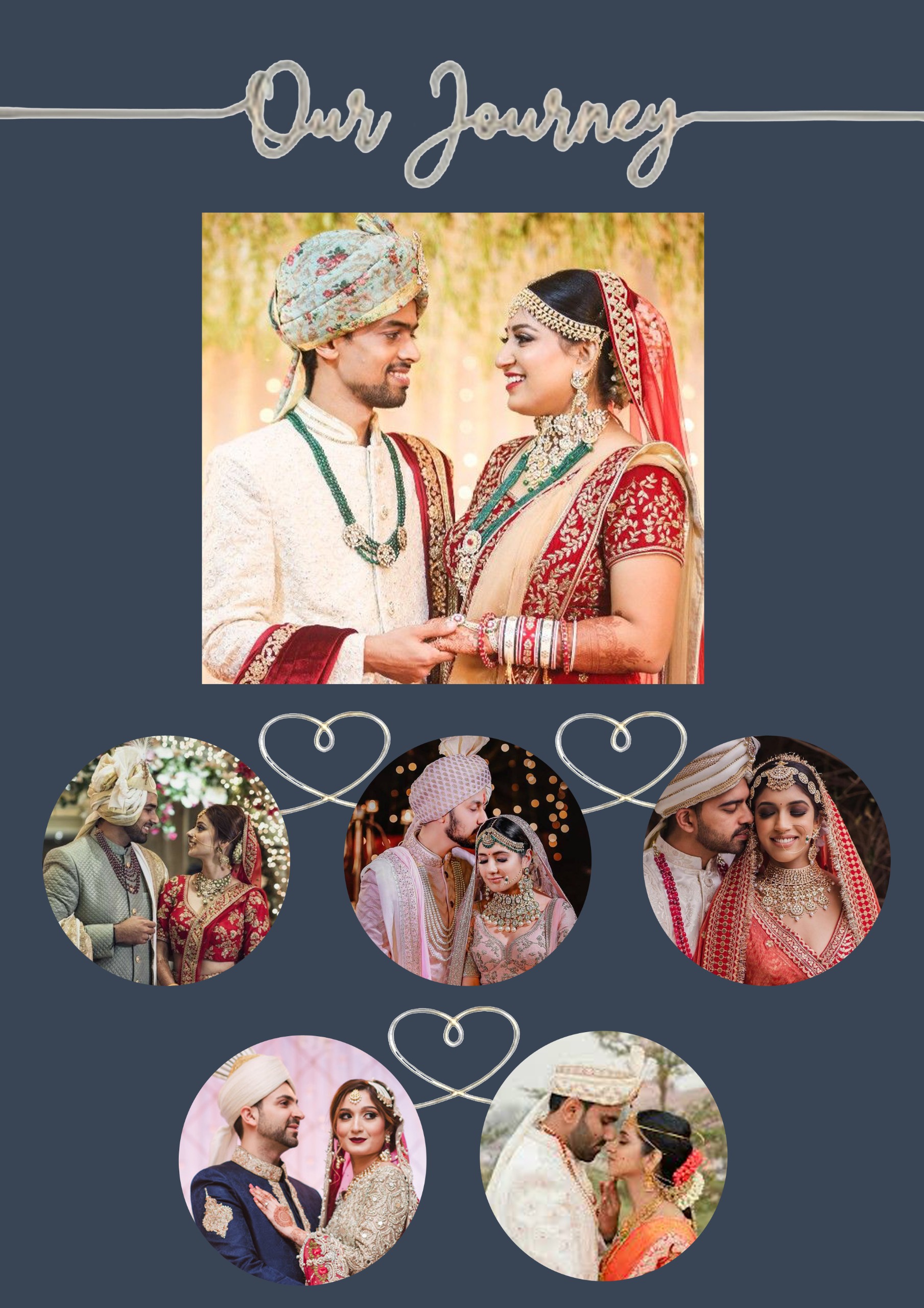 Premium Happy wedding Frame