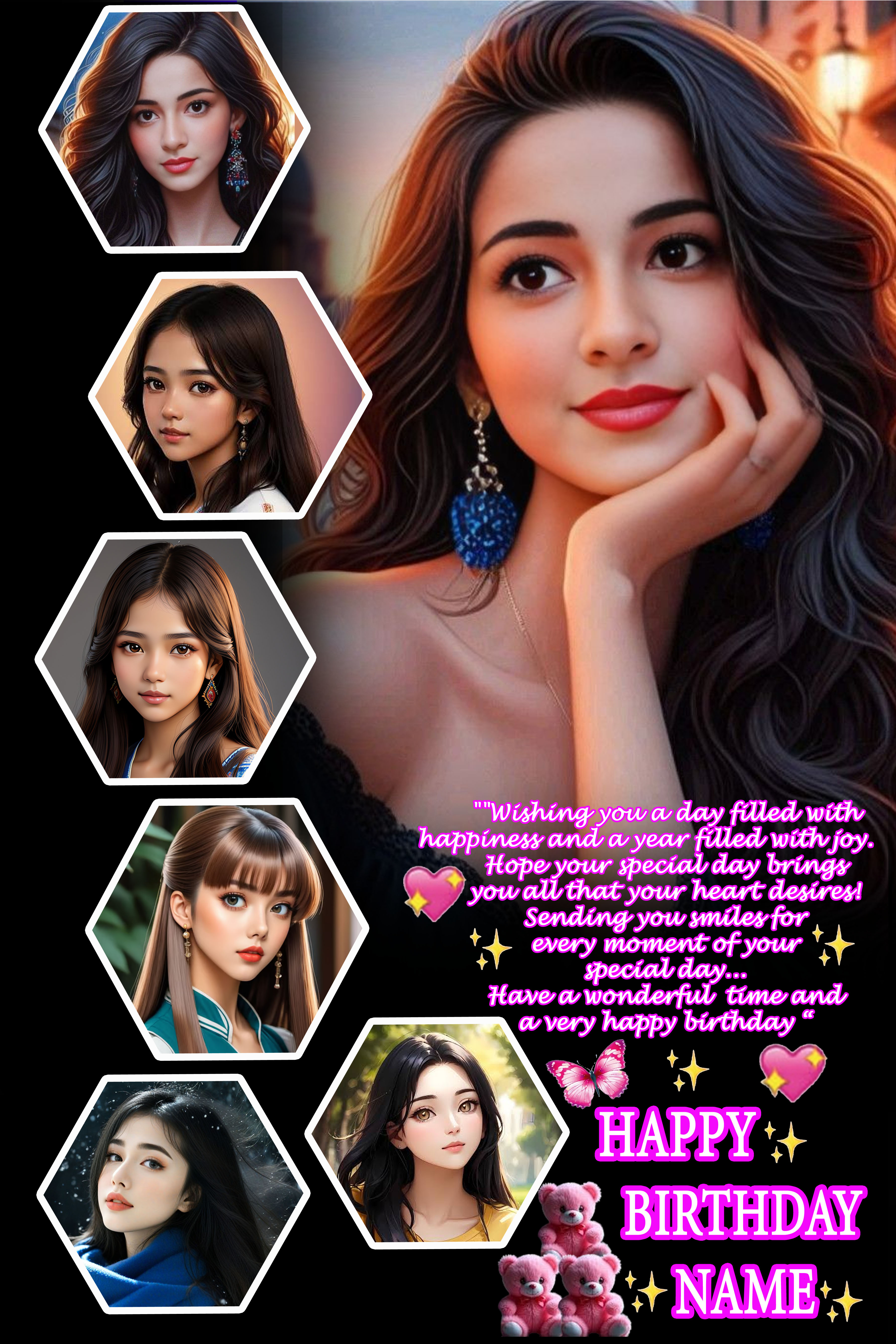 Premium Happy Birthday Frame