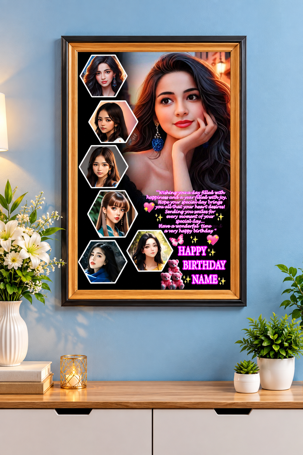 Premium Happy Birthday Frame