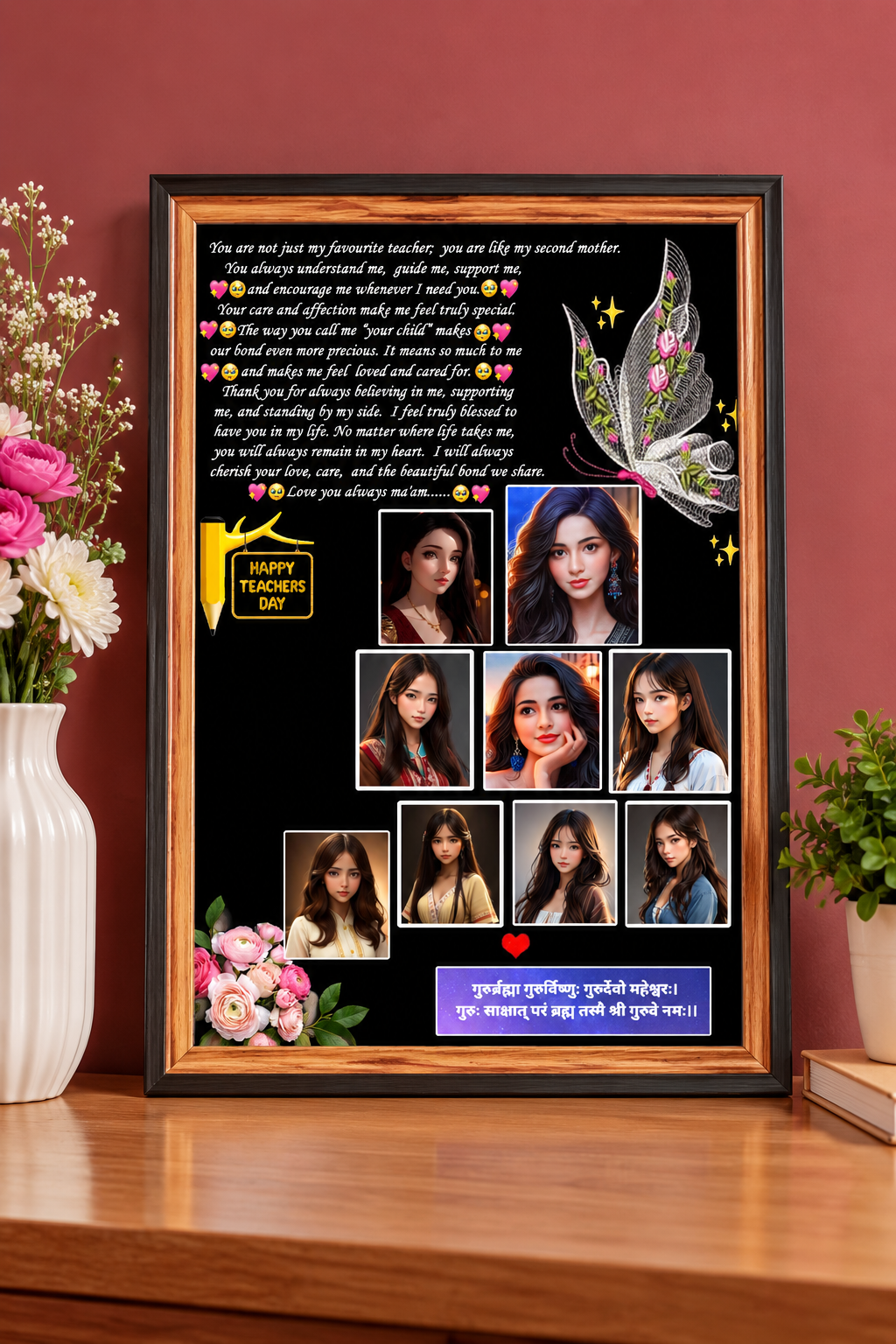 Premium Happy Teachers day Frame