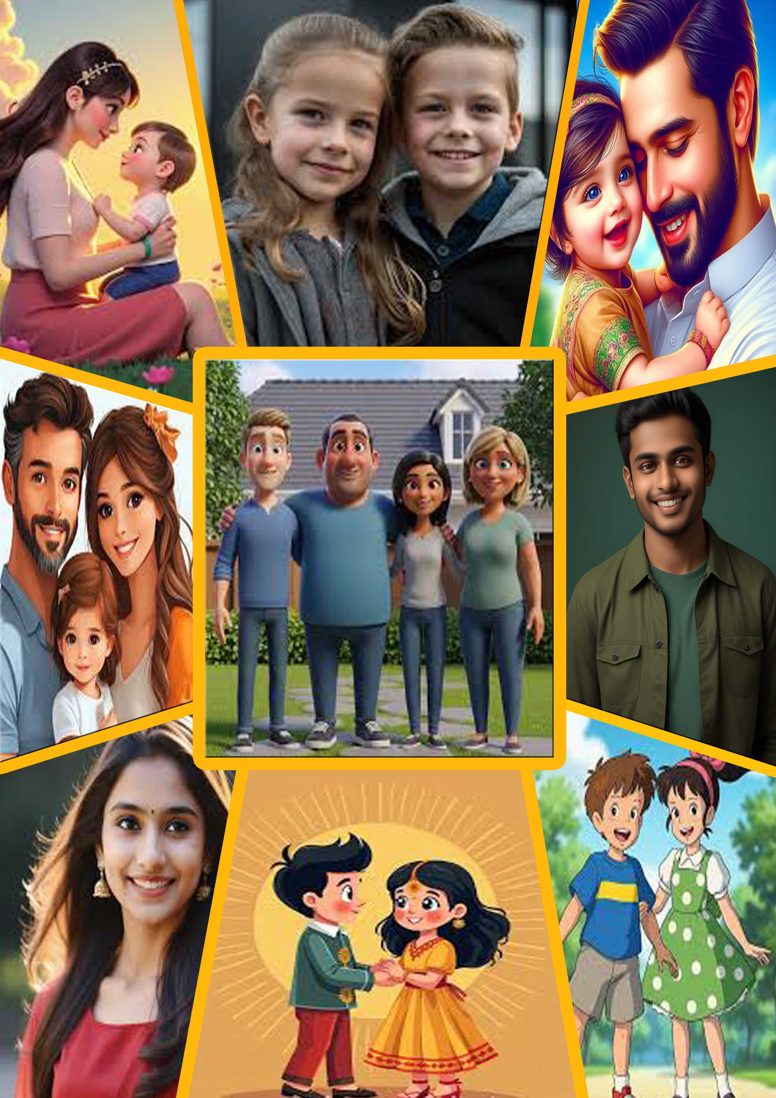 Premium Family Photo Frame