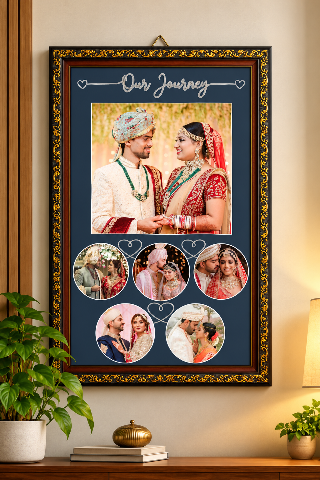 Premium Happy wedding Frame